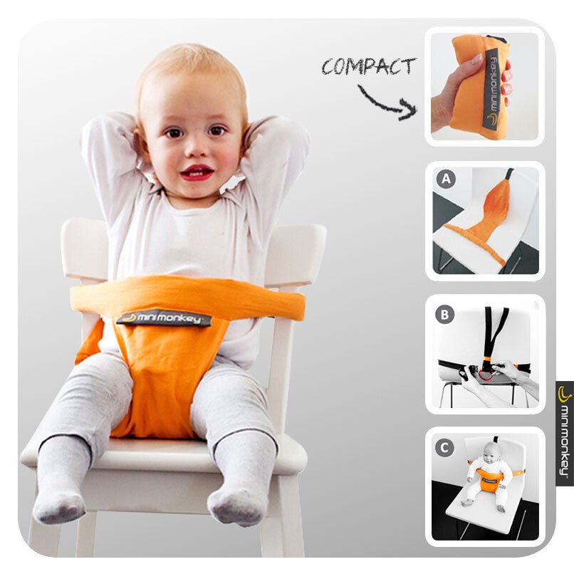 Minimonkey minichair kinderzitje - grijs - Meubels